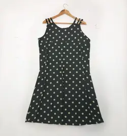 پیراهن خالخالی کد 362 - پوشاک لاویز استایل