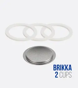 واشر و فیلتر یدک موکاپات بیالتی مدل بریکا 2 کاپ • LunaMarket