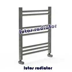 حوله خشک کن استیل لوله ای کروم مات