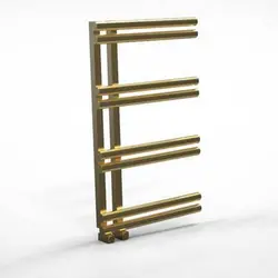 حوله خشک کن استیل طلایی مات مدل ناز