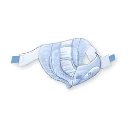 پوشک بزرگسال اتندز مدل چسبی سایز M9 بسته 28 عددی