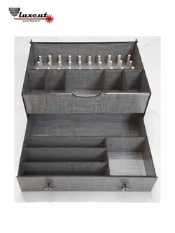 جعبه لوازم خیاطی چوبی طرح کلاسیک مدلLC108