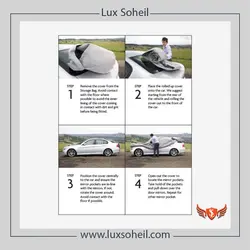 چادر پراید 111 مدل راه راه ضد اب