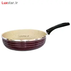 تابه گرانیتی تک دسته بادمجانی پاک ظرف سایز 30