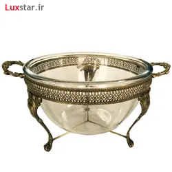 سالاد خوری برنجی ایتالیایی کوچک ایران کادو مدل 522bs