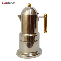 قهوه جوش استیل روگازی 6 کاپ اینوکس