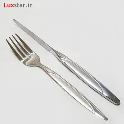 کارد و چنگال استیل 12 پارچه یونیک سه بعدی