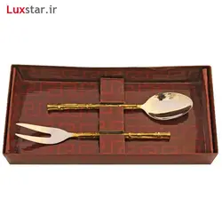 قاشق خورشت و چنگال مرغ ایران کادو مدل B861