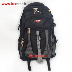 کوله پشتی متوسط طوسی- مشکی پاور (power)