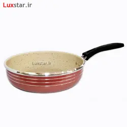 تابه گرانیتی تک دسته قهوه ای پاک ظرف سایز 26