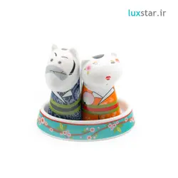 نمکدان طرح گربه سگ ژاپنی Top choice - فروشگاه اینترنتی لوکس استار