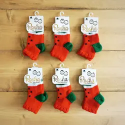 جوراب کاموا یلدایی کد 2628