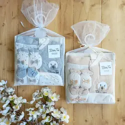 ست 7 تکه بیمارستانی گلدوزی خرس کد 3114