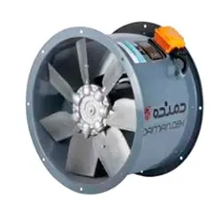 خرید فن آکسیال سیلندری دمنده DAMP-DN40-4T-500-300deg | مبنافن