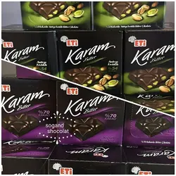 قیمت و خرید تابلت اتی کارام 70% بسته 12 عددی ، خرید انواع شکلات های خارجی و ایرانی ، فروشگاه ماچو پیچو