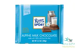 شکلات RITTER SPORT ALPINE MILK CHOCOLATE