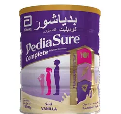 پودر تقویتی کودک پدیاشور PEDIASURE طعم وانیل ۹۰۰ گرمی - قیمت خرید | مادرآن