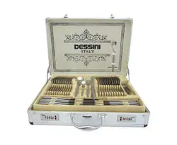 سرویس 129 پارچه قاشق و چنگال دسینی Dessini - مادکالا