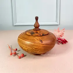 جا شکلات مدل خمره ایی چوب سنجد کد kn66