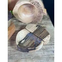 ست هشت تکه پذیرایی طرح بلوط چوب گردو کد kn69