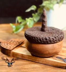 تخته سرو و جاشکلاتی چوبی بلوط کدKS25