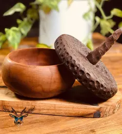 تخته سرو و جاشکلاتی چوبی بلوط کدKS25