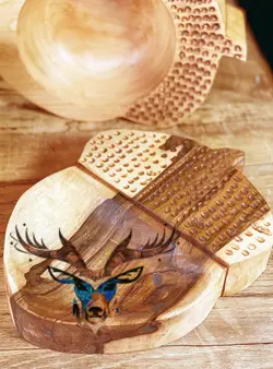 سرویس پذیرایی چوبی طرح بلوط کدKS27