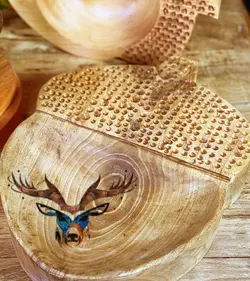 سرویس پذیرایی چوبی طرح بلوط کدKS27