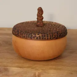 جا شکلاتی طرح بلوط چوب راش کد af05