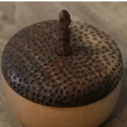 جا شکلاتی طرح بلوط چوب راش کد af05