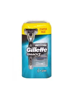 خودتراش ژیلت Gillette مدل MACH3 همراه 4 یدک