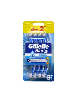 خودتراش ژیلت Gillette مدل Blue3 Cool بسته 8 عددی