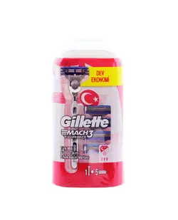 خودتراش ژیلت Gillette مدل MACH3 TURBO همراه 5 یدک