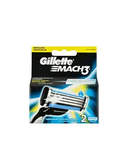 تیغ یدک ژیلت Gillette مدل MACH3 بسته 2 عددی