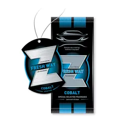 خوشبوکننده فرش وی Fresh-way مدل کارتی Z رایحه COBALT