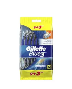 خودتراش ژیلت (Gillette) 12 عددی مدل Blue3