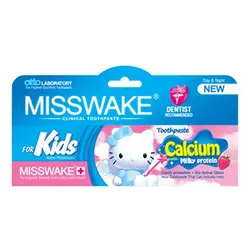 مشخصات، قیمت و خرید خمير دندان کودک MISSWAKE میسویک مدل kitty حجم (50ml) - فروشگاه آنلاین مه پاک