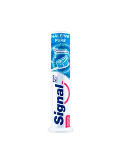 خميردندان پمپی سيگنال - Signal مدل  Haleine Pure با حجم 100ml