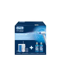 مسواک برقی مدل پک مولتی جت همراه دو عدد دهانشویه اورال بی (Oral B)