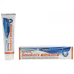 خميردندان  اكتيو - Active مدل Smokers با حجم 100 ml