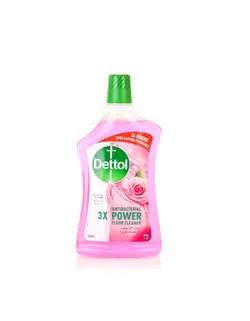 محلول کف شوی آنتی باکتریال دتول DETTOL رایحه گل رز صورتی حجم 900 میل