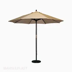 چتر پایه وسط مدل مدیترانه استیل