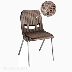 صندلی پایه فلزی حصیربافت کد ۸۸۱