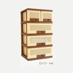 فایل  D117-H4 دل آسا قهوه ای