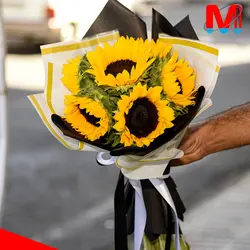 دسته گل طبیعی آفتابگردان