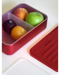 ظرف غذای SIGG Large Metal Lunchbox Plus Red - فروشگاه لوازم کوهنوردی ماکالو