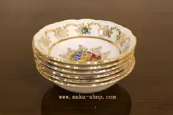 پیاله آجیلی طرح سه دختر سفید پورسلن