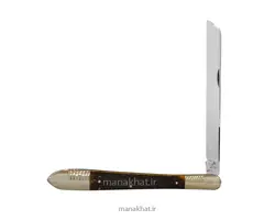 قلمتراش خوشنویسی تک تیغ دسته شاخ گوزن 15 سانت استاد جواد توسلی