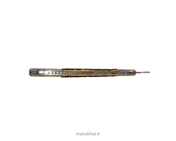 قلمتراش خوشنویسی تک تیغ دسته شاخ گوزن 15 سانت استاد جواد توسلی