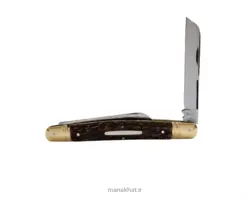 قلمتراش خوشنویسی دو تیغه استاد جواد توسلی دسته شاخ گوزن